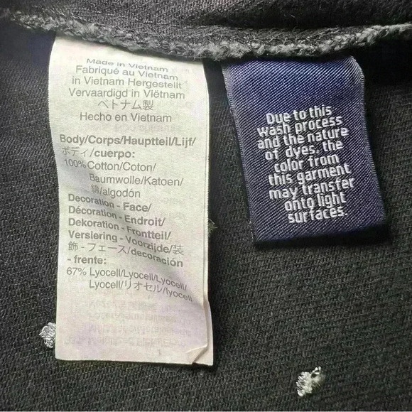 Madewell Rigid Denim A-Line Mini Skirt: Metallic Dots Edition Size 25 - Picture 14 of 15